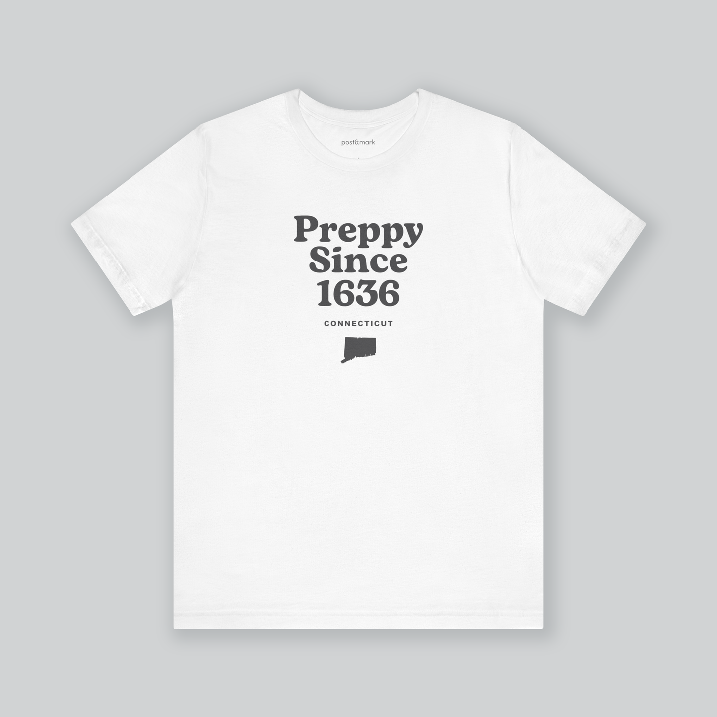 Connecticut "Preppy Since 1636" Unisex Graphic Tee