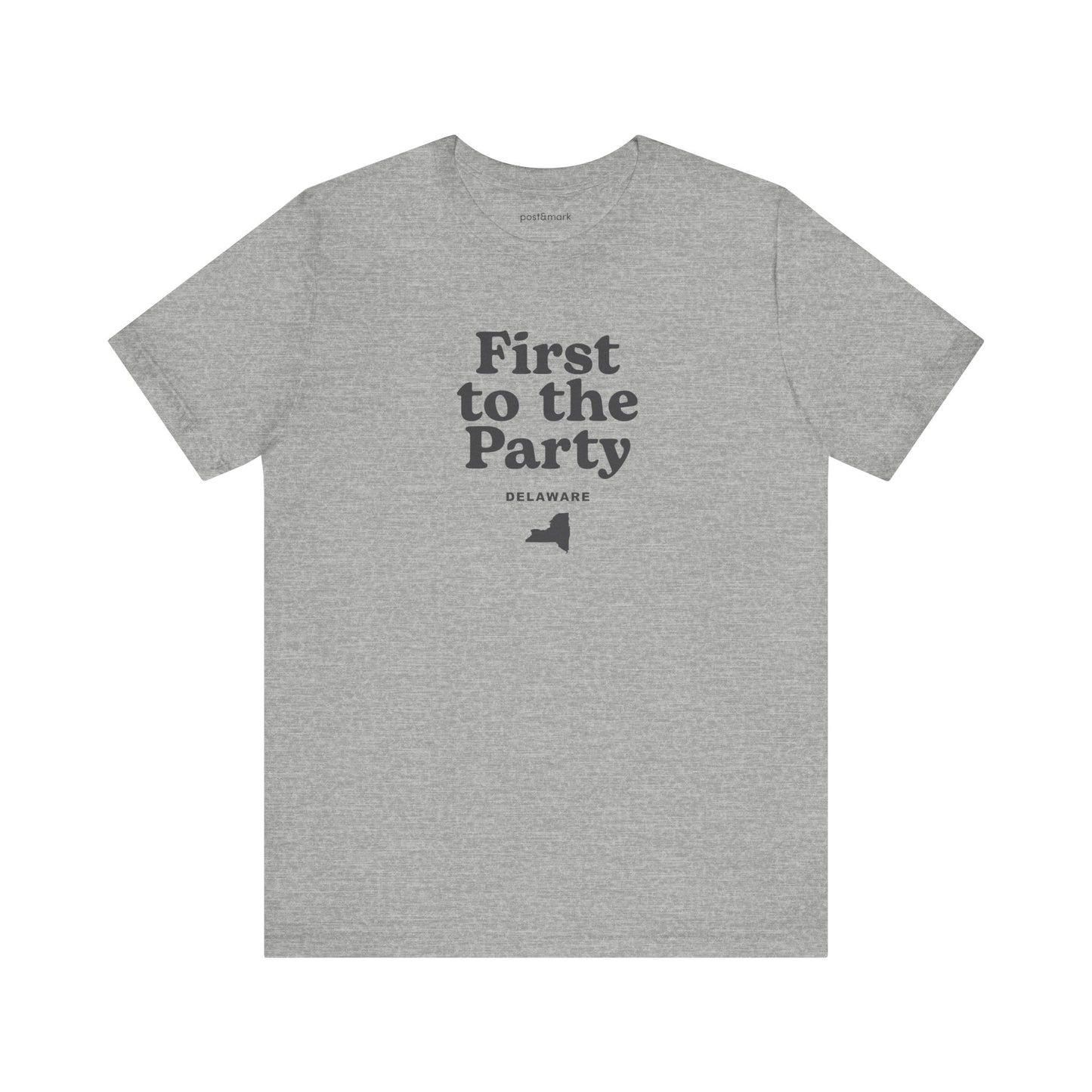 Delaware "First to the Party" Unisex Graphic Tee