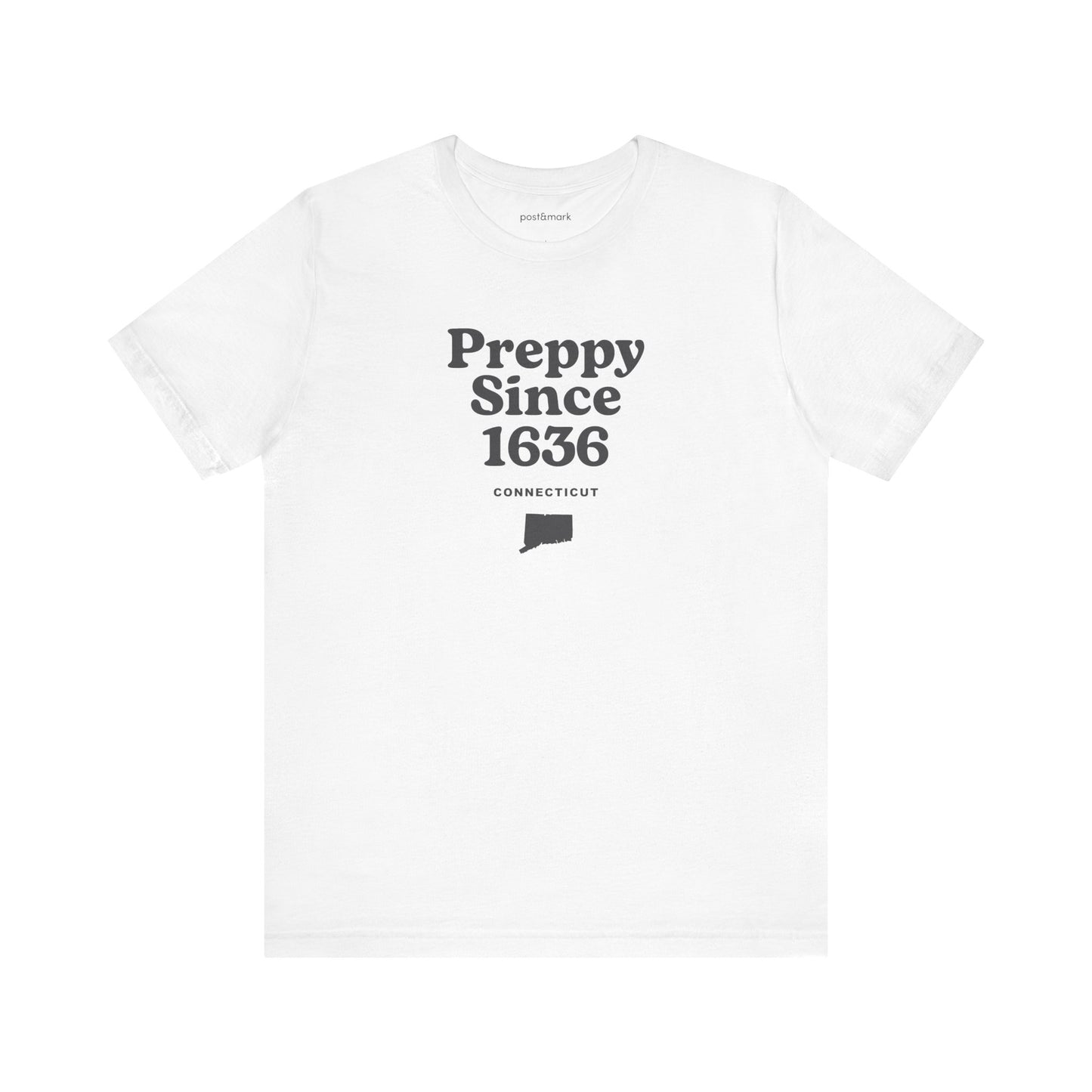 Connecticut "Preppy Since 1636" Unisex Graphic Tee