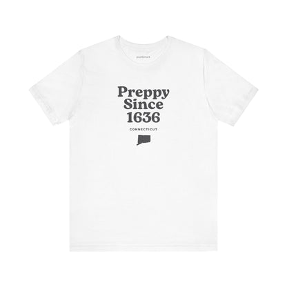 Connecticut "Preppy Since 1636" Unisex Graphic Tee