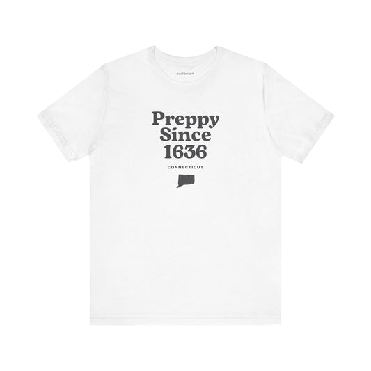 Connecticut "Preppy Since 1636" Unisex Graphic Tee