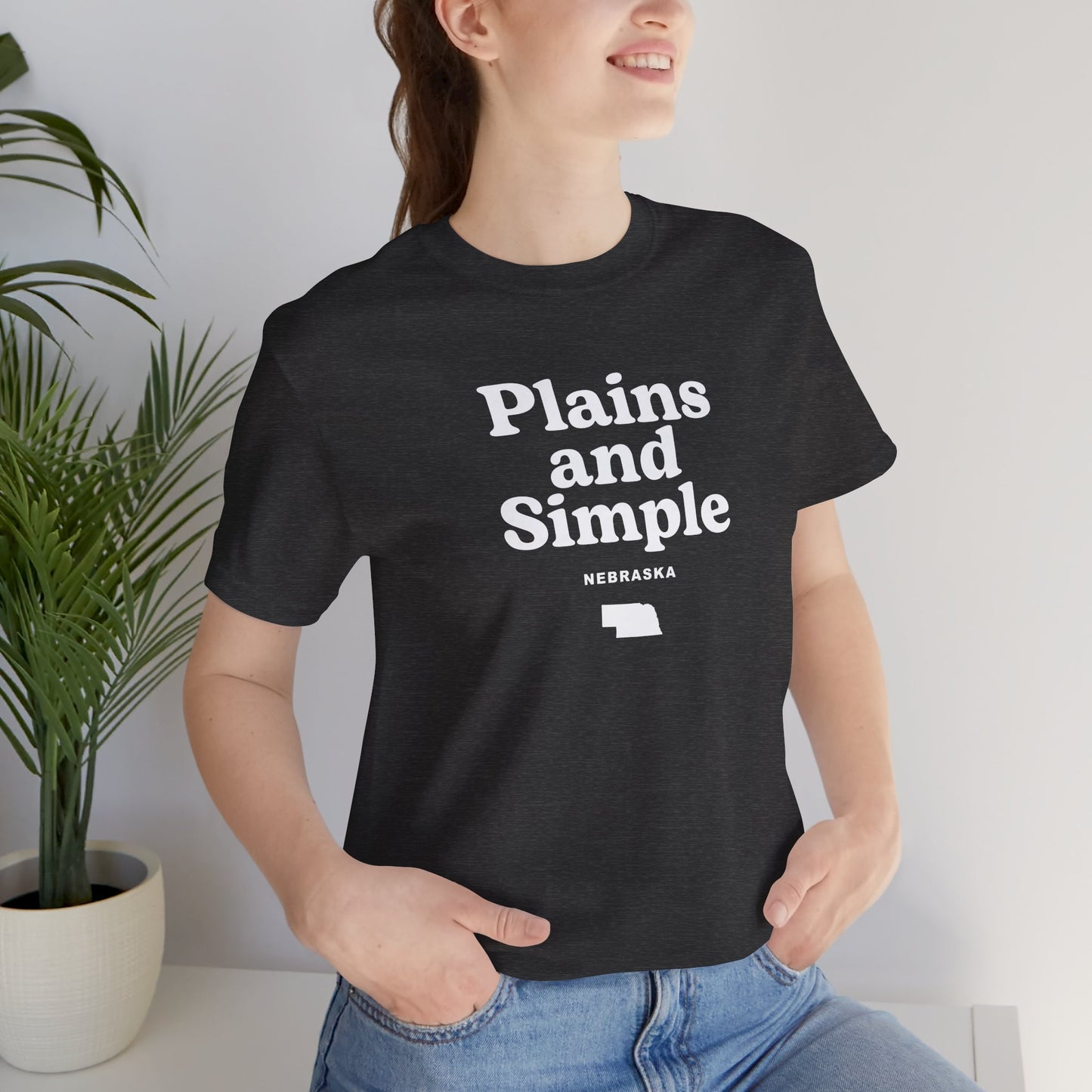 Nebraska "Plains and Simple" Unisex Graphic Tee