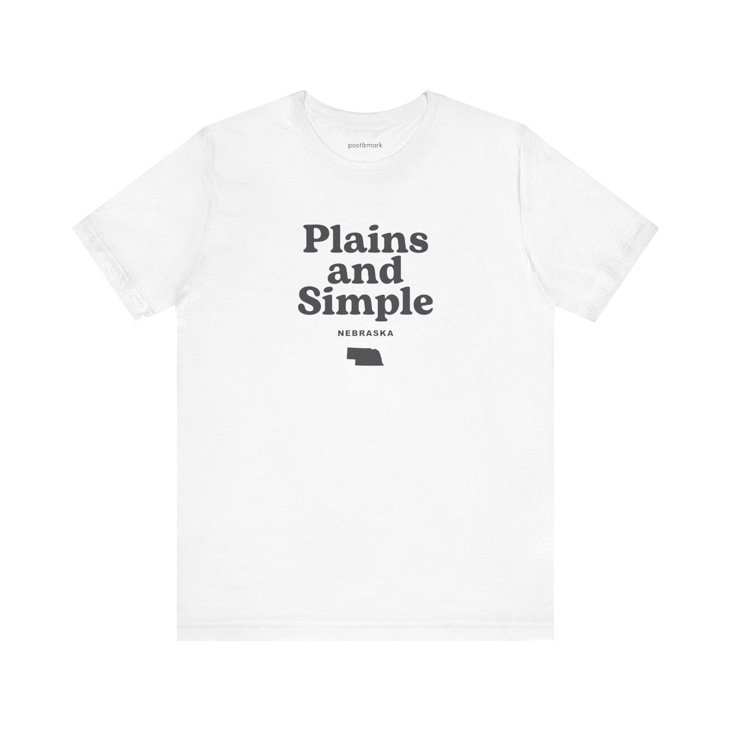 Nebraska "Plains and Simple" Unisex Graphic Tee