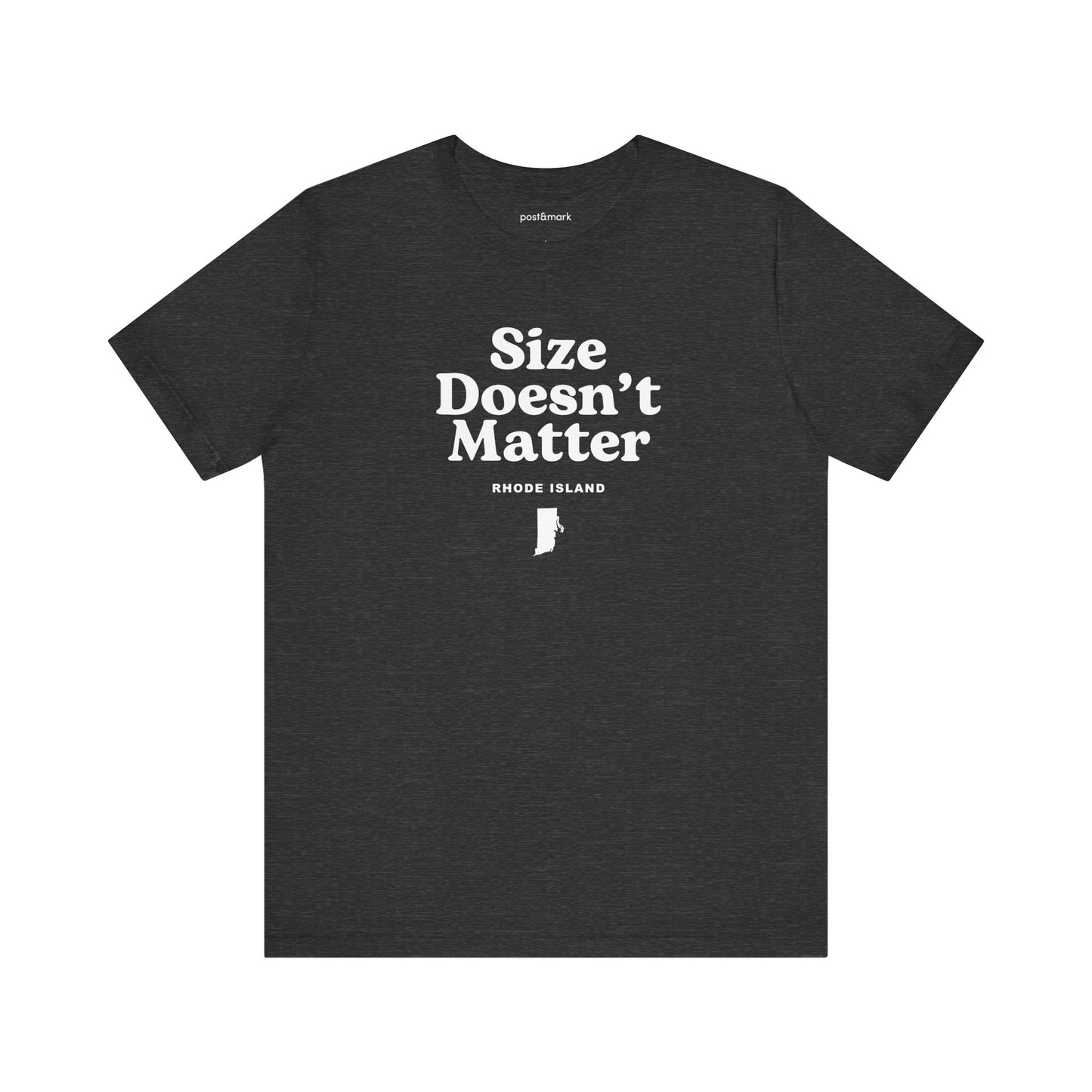 Rhode Island "Size Doesn't Matter" Unisex Graphic Tee
