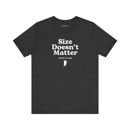 Rhode Island "Size Doesn't Matter" Unisex Graphic Tee