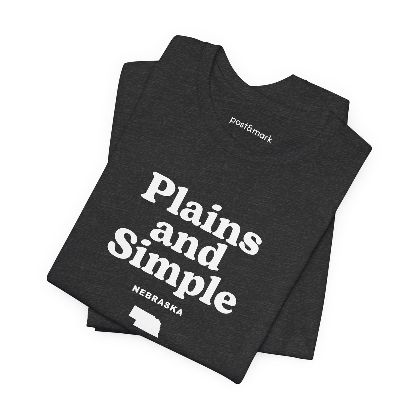 Nebraska "Plains and Simple" Unisex Graphic Tee