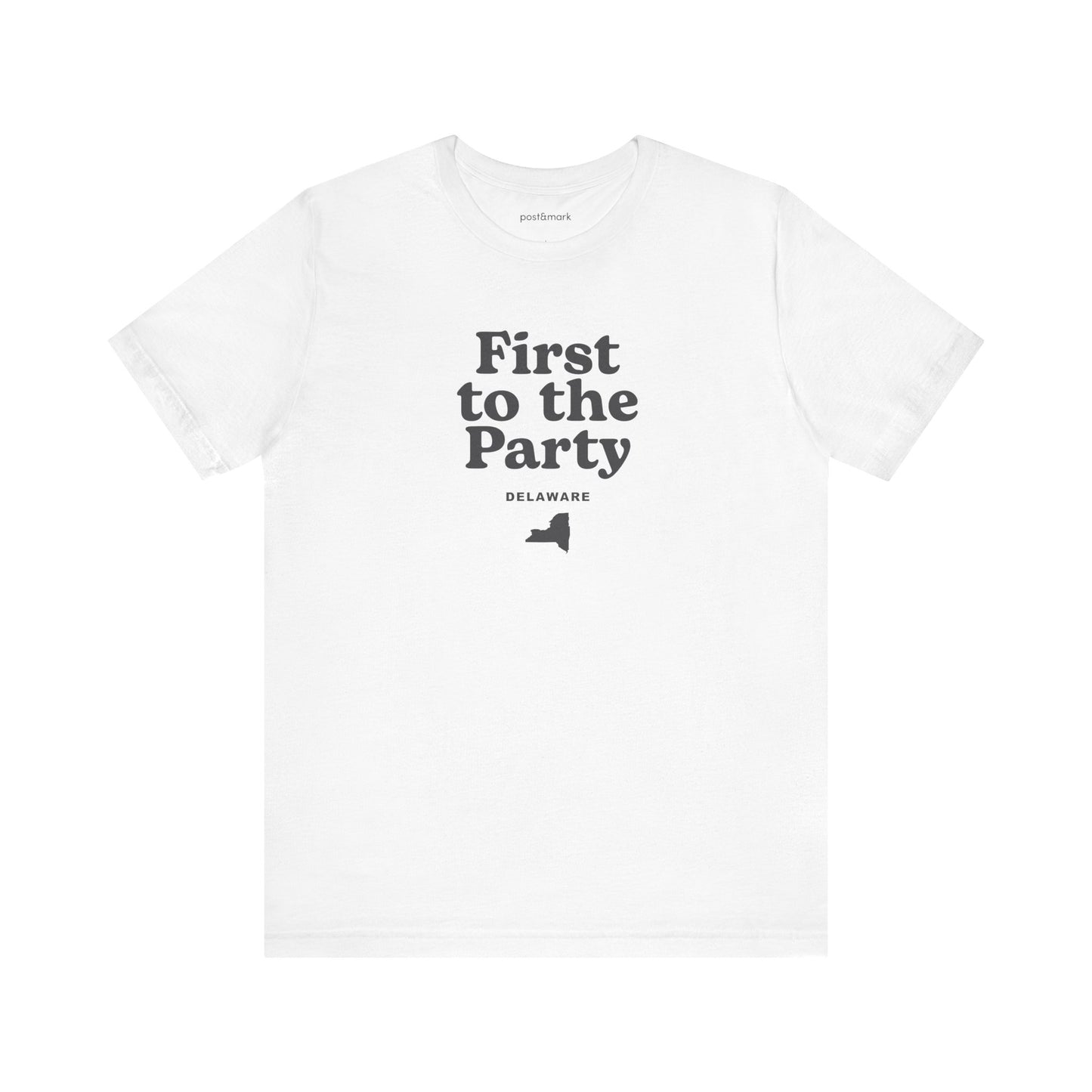 Delaware "First to the Party" Unisex Graphic Tee
