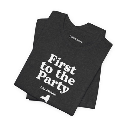 Delaware "First to the Party" Unisex Graphic Tee