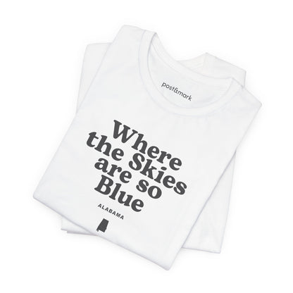 Alabama "Where the Skies are so Blue" Unisex Graphic Tee