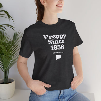 Connecticut "Preppy Since 1636" Unisex Graphic Tee