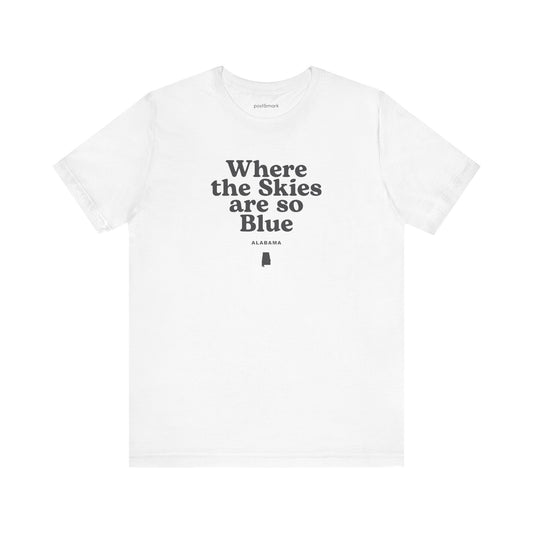 Alabama "Where the Skies are so Blue" Unisex Graphic Tee