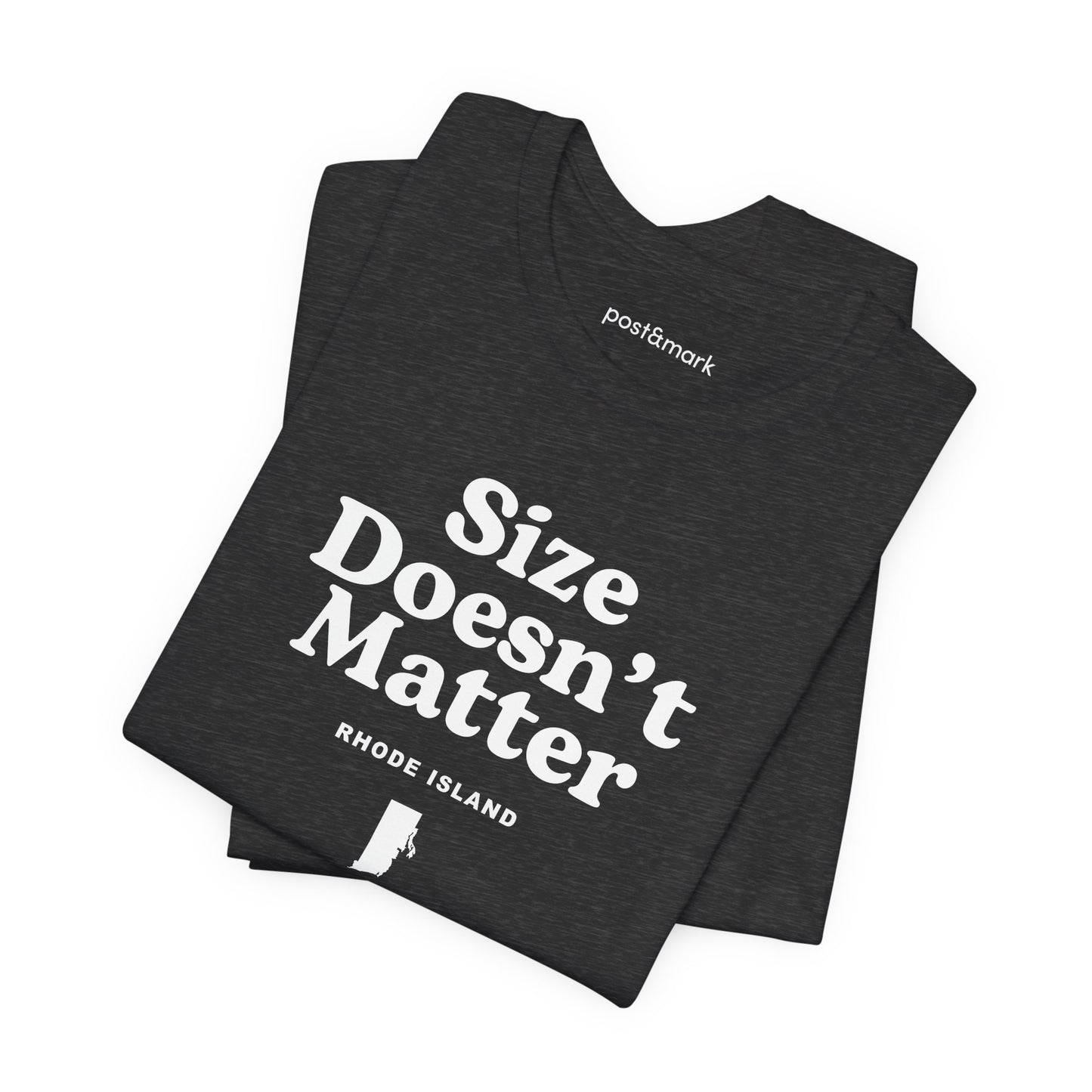 Rhode Island "Size Doesn't Matter" Unisex Graphic Tee