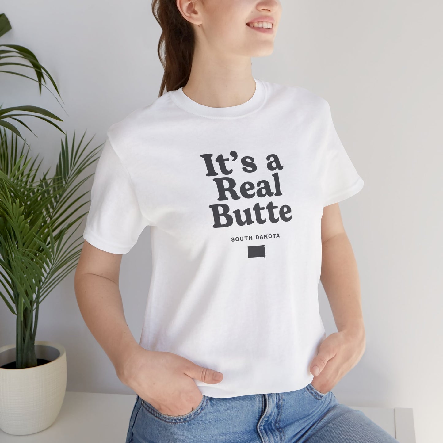 South Dakota "It's a Real Butte" Unisex Graphic Tee