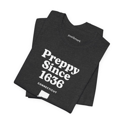 Connecticut "Preppy Since 1636" Unisex Graphic Tee