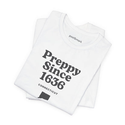 Connecticut "Preppy Since 1636" Unisex Graphic Tee