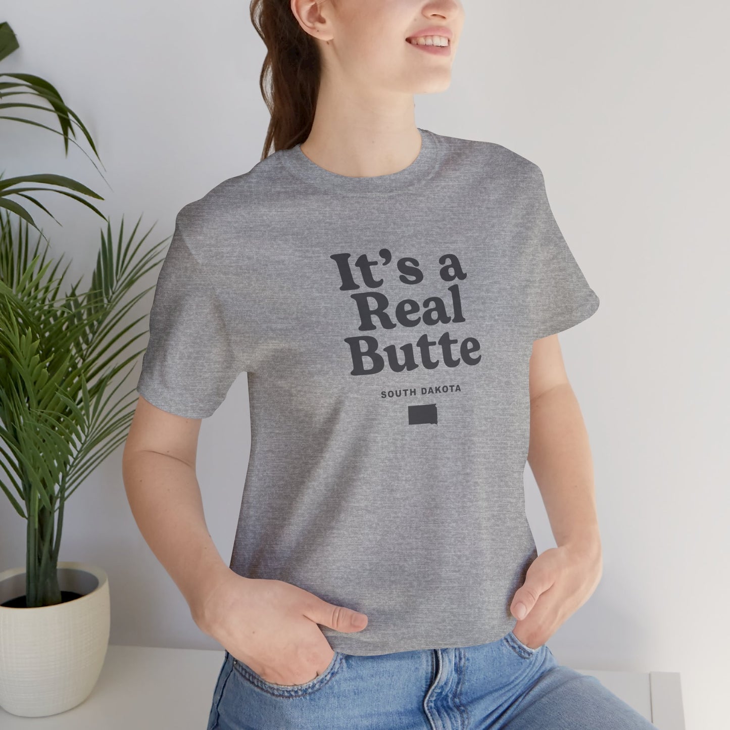 South Dakota "It's a Real Butte" Unisex Graphic Tee