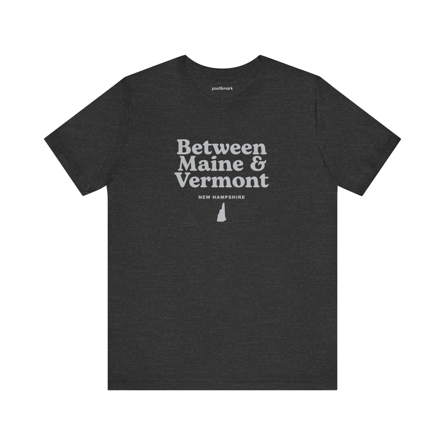 New Hampshire "Between Maine and Vermont" Unisex Graphic Tee
